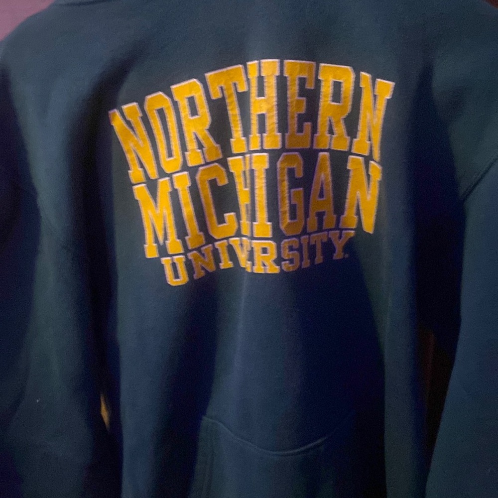 Green Michigan University hoodie